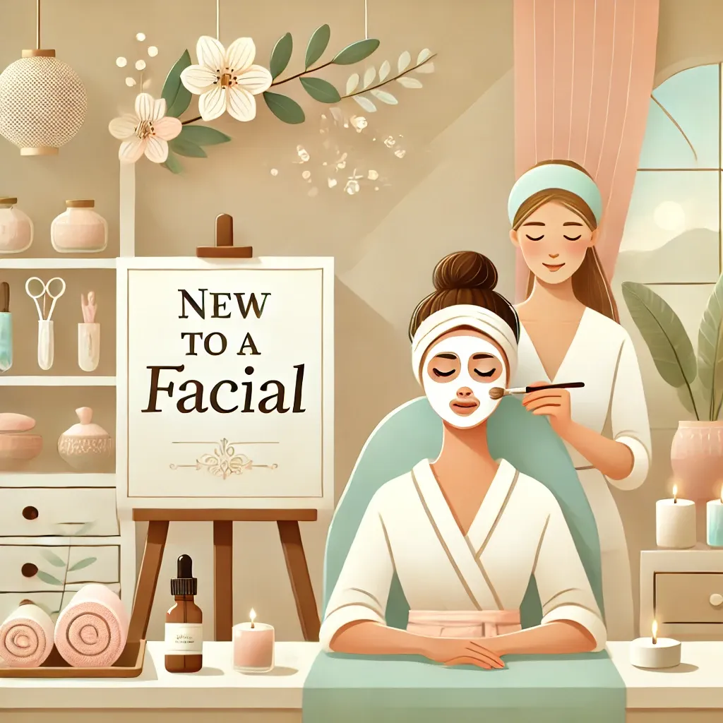 A client receiving her first facial at Uneka in Lodi, California